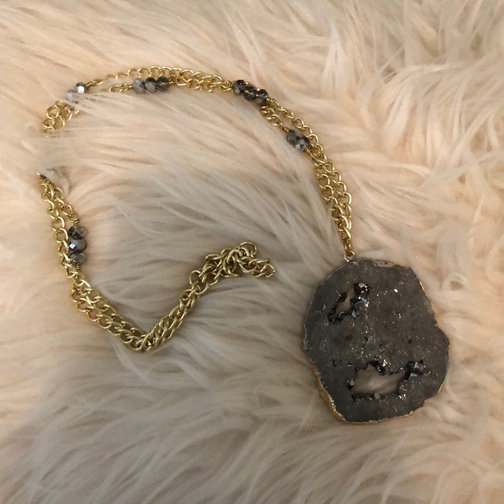 geode necklace